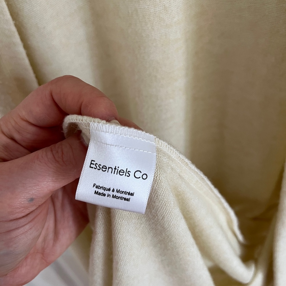 Cream Long Cardigan - Picture 5 of 5
